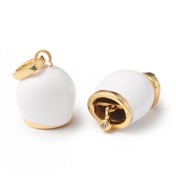 PandaHall Eco-Friendly Rack Plating Brass Micro Pave Cubic Zirconia Pendants, with Enamel, Long-Lasting Plated, Real 18K Gold Plated..., White
PandaHall Eco-Friendly Rack Plating Brass Micro Pave Cubic Zirconia Pendants, with Enamel, Long-Lasting Plated, Real 18K Gold Plated..., White