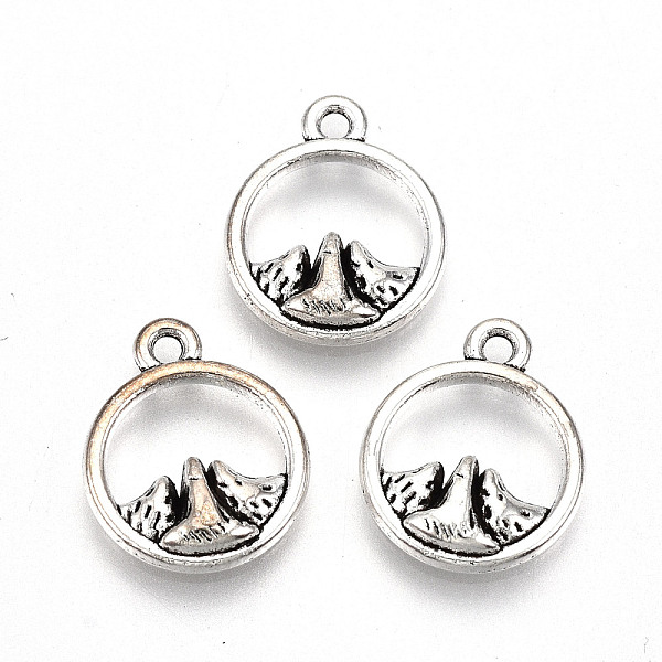 PandaHall Tibetan Style Alloy Charms, Lead Free & Cadmium Free, Flat Round with Mountain, Antique Silver, 13.5x11x2mm, Hole: 1.4mm, about...
PandaHall Tibetan Style Alloy Charms, Lead Free & Cadmium Free, Flat Round with Mountain, Antique Silver, 13.5x11x2mm, Hole: 1.4mm, about...
