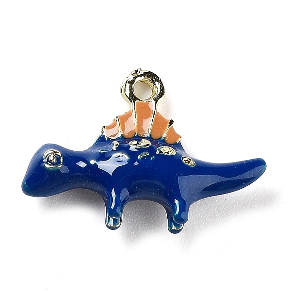 PandaHall Alloy Enamel Pendants, 3D Dinosaur Charm, Golden, Midnight Blue, 13x19x4.5mm, Hole: 1.5mm Alloy+Enamel Dinosaur
PandaHall Alloy Enamel Pendants, 3D Dinosaur Charm, Golden, Midnight Blue, 13x19x4.5mm, Hole: 1.5mm Alloy+Enamel Dinosaur