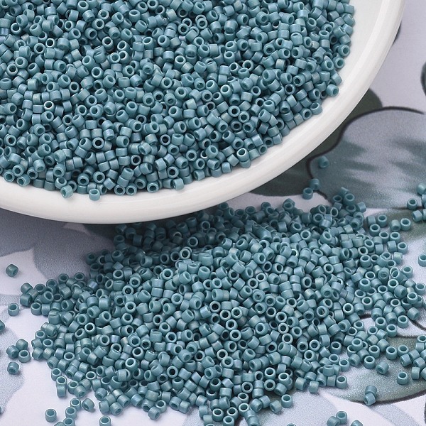 PandaHall MIYUKI Delica Beads, Cylinder, Japanese Seed Beads, 11/0, (DB2315) Matte Opaque Glazed Nile Blue AB, 1.3x1.6mm, Hole: 0.8mm, about..., Cyan
PandaHall MIYUKI Delica Beads, Cylinder, Japanese Seed Beads, 11/0, (DB2315) Matte Opaque Glazed Nile Blue AB, 1.3x1.6mm, Hole: 0.8mm, about..., Cyan