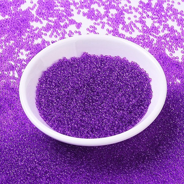 PandaHall MIYUKI Round Rocailles Beads, Japanese Seed Beads, (RR1315) Dyed Transparent Red Violet, 11/0, 2x1.3mm, Hole: 0.8mm, about...
PandaHall MIYUKI Round Rocailles Beads, Japanese Seed Beads, (RR1315) Dyed Transparent Red Violet, 11/0, 2x1.3mm, Hole: 0.8mm, about...
