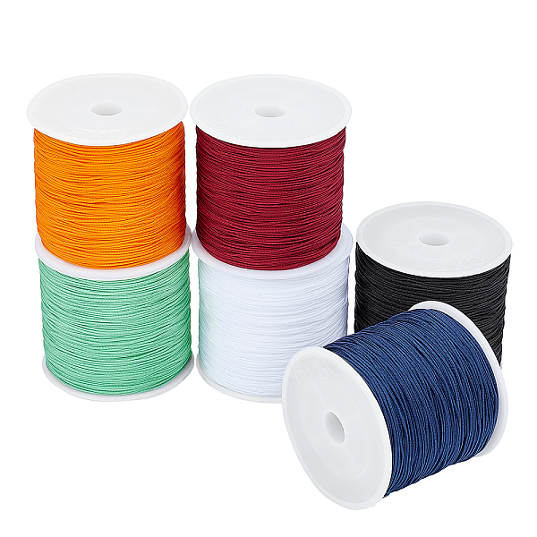 PandaHall Braided Nylon Thread Nylon String, for Beading Jewelry Making, Mixed Color, 0.8mm, about 100yards/roll, 6 colors, 1roll/color..., Multicolor
PandaHall Braided Nylon Thread Nylon String, for Beading Jewelry Making, Mixed Color, 0.8mm, about 100yards/roll, 6 colors, 1roll/color..., Multicolor