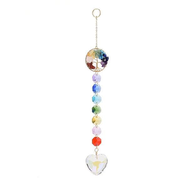 PandaHall Natural & Synthetic Mixed Gemstone Tree with Glass Window Hanging Suncatchers, Golden Brass Tassel Pendants Decorations Ornaments...
PandaHall Natural & Synthetic Mixed Gemstone Tree with Glass Window Hanging Suncatchers, Golden Brass Tassel Pendants Decorations Ornaments...