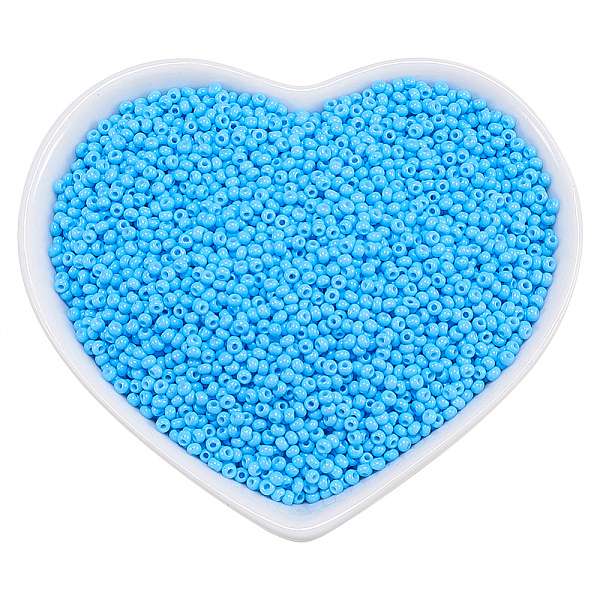 PandaHall Ornaland Glass Seed Beads, Grade A, Baking Varnish, Opaque Colours, Round, Sky Blue, 2x1.5mm, Hole: 0.7mm, about 11200pcs/bag...
PandaHall Ornaland Glass Seed Beads, Grade A, Baking Varnish, Opaque Colours, Round, Sky Blue, 2x1.5mm, Hole: 0.7mm, about 11200pcs/bag...