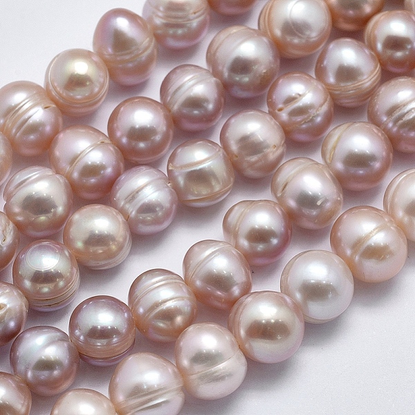 PandaHall Natural Cultured Freshwater Pearl Beads Strands, Potato, Dark Orchid, 9~11x8~9mm, Hole: 0.8mm, about 41~43pcs/strand, 14 inch...
PandaHall Natural Cultured Freshwater Pearl Beads Strands, Potato, Dark Orchid, 9~11x8~9mm, Hole: 0.8mm, about 41~43pcs/strand, 14 inch...