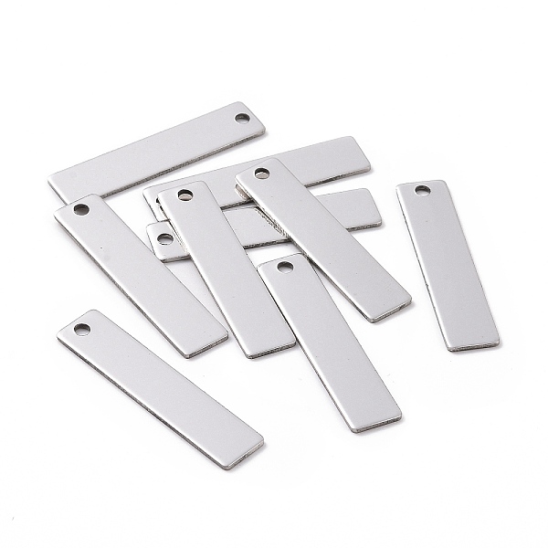 PandaHall 201 Stainless Steel Rectangle Stamping Blank Tag Pendants, One Side Polishing, Stainless Steel Color, 40x9x1mm, Hole: 2.8~3mm 201...
PandaHall 201 Stainless Steel Rectangle Stamping Blank Tag Pendants, One Side Polishing, Stainless Steel Color, 40x9x1mm, Hole: 2.8~3mm 201...