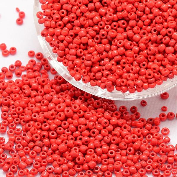 PandaHall 8/0 Glass Seed Beads, Grade A, Round, Opaque Colours, Red, 2.8~3.2mm, Hole: 1.0mm, about 1500pcs/50g Glass Red
PandaHall 8/0 Glass Seed Beads, Grade A, Round, Opaque Colours, Red, 2.8~3.2mm, Hole: 1.0mm, about 1500pcs/50g Glass Red
