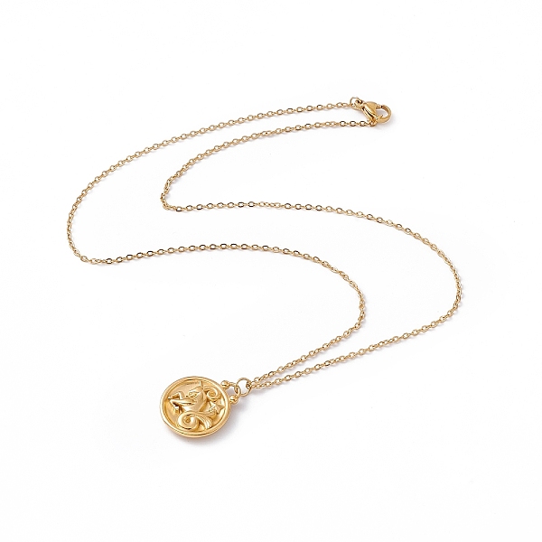 PandaHall Ion Plating(IP) 304 Stainless Steel Pendant Necklace for Men Women, Constellation Theme, Golden, Capricorn, 17.72 inch(45cm) 304...
PandaHall Ion Plating(IP) 304 Stainless Steel Pendant Necklace for Men Women, Constellation Theme, Golden, Capricorn, 17.72 inch(45cm) 304...