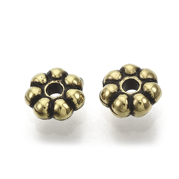 PandaHall CCB Plastic Spacer Beads, for Jewelry Making Supplies, Flower, Antique Bronze, 6.5x3mm, Hole: 1.6mm, about 7300pcs/500g Plastic...
PandaHall CCB Plastic Spacer Beads, for Jewelry Making Supplies, Flower, Antique Bronze, 6.5x3mm, Hole: 1.6mm, about 7300pcs/500g Plastic...