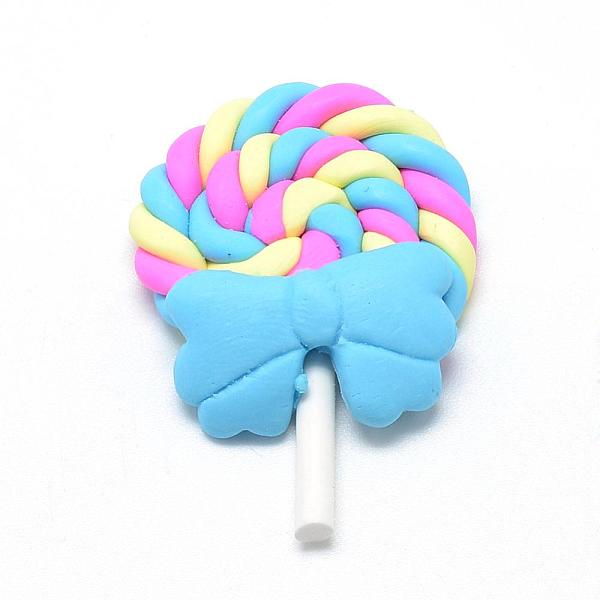 PandaHall Handmade Polymer Clay Beads, No Hole, Lollipop with Bowknot, Deep Sky Blue, 39~48x27~30x7~9mm Polymer Clay Candy Blue
PandaHall Handmade Polymer Clay Beads, No Hole, Lollipop with Bowknot, Deep Sky Blue, 39~48x27~30x7~9mm Polymer Clay Candy Blue