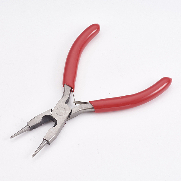 PandaHall 45# Carbon Steel Round Nose Pliers, Wire Cutter, Hand Tools, Polishing, Red, 12.4x8.2x0.9cm Carbon Steel Red
PandaHall 45# Carbon Steel Round Nose Pliers, Wire Cutter, Hand Tools, Polishing, Red, 12.4x8.2x0.9cm Carbon Steel Red