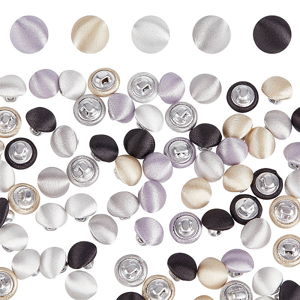PandaHall GORGECRAFT 1Box 100PCS 5 Colors Mushroom Shaped Shank Button Fabric Covered Tuxedo Buttons Fabric Metal Handle with Alloy Casting..., Multicolor
PandaHall GORGECRAFT 1Box 100PCS 5 Colors Mushroom Shaped Shank Button Fabric Covered Tuxedo Buttons Fabric Metal Handle with Alloy Casting..., Multicolor