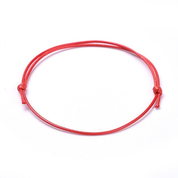 PandaHall Eco-Friendly Korean Waxed Polyester Cord Bracelet Making, Red, 10-5/8 inch~11 inch(27~28cm), 1mm Waxed Polyester Cord Red
PandaHall Eco-Friendly Korean Waxed Polyester Cord Bracelet Making, Red, 10-5/8 inch~11 inch(27~28cm), 1mm Waxed Polyester Cord Red
