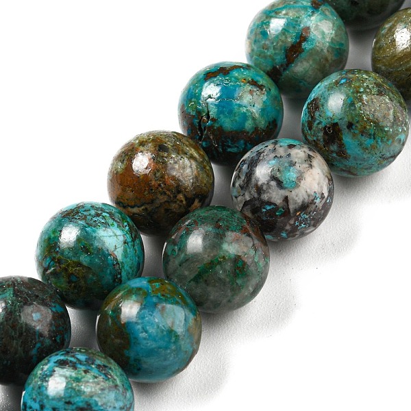 PandaHall Natural Chrysocolla Beads Strands, Round, 6mm, Hole: 0.7mm, about 61pcs/strand, 15.75''~16.14''(40~41cm) Chrysocolla Round
PandaHall Natural Chrysocolla Beads Strands, Round, 6mm, Hole: 0.7mm, about 61pcs/strand, 15.75''~16.14''(40~41cm) Chrysocolla Round