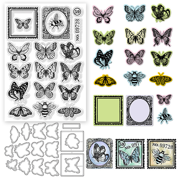 PandaHall Globleland 1Pc Carbon Steel Cutting Dies Stencils, with 1 Sheet Custom PVC Clear Stamps, for DIY Scrapbooking, Photo Album...
PandaHall Globleland 1Pc Carbon Steel Cutting Dies Stencils, with 1 Sheet Custom PVC Clear Stamps, for DIY Scrapbooking, Photo Album...