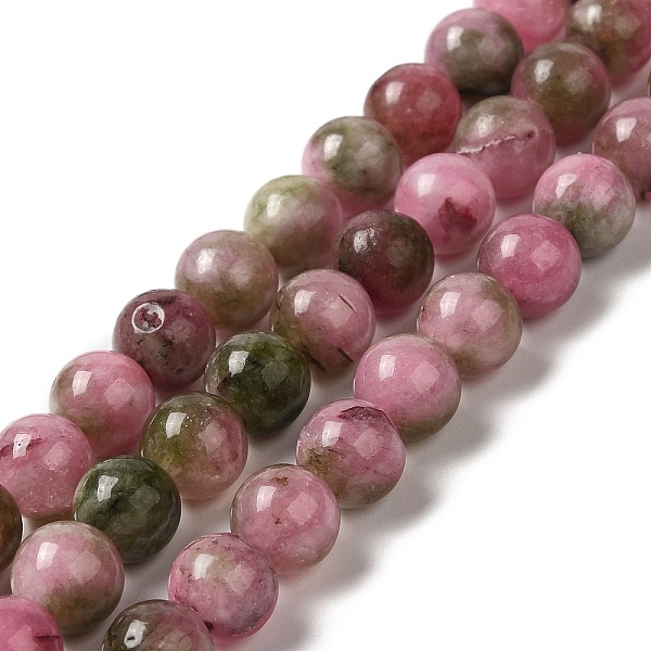 PandaHall Natural Dyed Jade Beads Strands, Round, Pink, 8.5mm, Hole: 0.8mm, about 45~46pcs/strand, 14.69''~15.04''(37.3~38.2cm) Other Jade...
PandaHall Natural Dyed Jade Beads Strands, Round, Pink, 8.5mm, Hole: 0.8mm, about 45~46pcs/strand, 14.69''~15.04''(37.3~38.2cm) Other Jade...