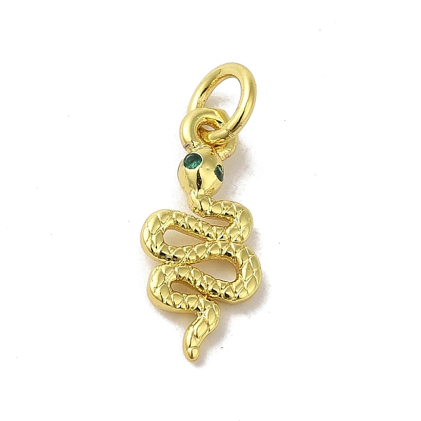 PandaHall Real 18K Gold Plated Brass Pave Cubic Zirconia Pendants, with Jump Rings, Snake, Green, 15x7x1.5mm, Hole: 3mm Brass+Cubic Zirconia...
PandaHall Real 18K Gold Plated Brass Pave Cubic Zirconia Pendants, with Jump Rings, Snake, Green, 15x7x1.5mm, Hole: 3mm Brass+Cubic Zirconia...