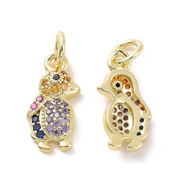 PandaHall Brass Micro Pave Cubic Zirconia Pendants, with Jump Ring, Real 18K Gold Plated, Penguin Charms, Colorful, 14.5x7x3mm, Jump Ring...
PandaHall Brass Micro Pave Cubic Zirconia Pendants, with Jump Ring, Real 18K Gold Plated, Penguin Charms, Colorful, 14.5x7x3mm, Jump Ring...
