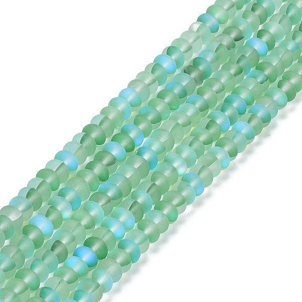 PandaHall Frosted Transparent Glass Beads Strands, Rondelle, Medium Aquamarine, 8x5mm, Hole: 1mm, about 75pcs/strand, 14.96''(38cm) Glass...
PandaHall Frosted Transparent Glass Beads Strands, Rondelle, Medium Aquamarine, 8x5mm, Hole: 1mm, about 75pcs/strand, 14.96''(38cm) Glass...