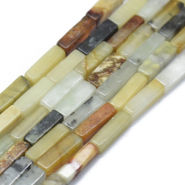 PandaHall Natural Jade Beads Strands, Cuboid, 12.5~13.5x3~5x3~4.5mm, Hole: 1mm, about 30~32pcs/strand, 15.1~15.9 inch(38.5~40.5cm) Other...
PandaHall Natural Jade Beads Strands, Cuboid, 12.5~13.5x3~5x3~4.5mm, Hole: 1mm, about 30~32pcs/strand, 15.1~15.9 inch(38.5~40.5cm) Other...