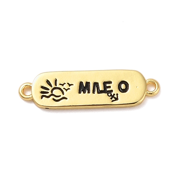 PandaHall Beach Theme Rack Plating Brass Rectangle Connector Charms, Word Links, Long-Lasting Plated, Cadmium Free & Lead Free, Real 18K..., Black
PandaHall Beach Theme Rack Plating Brass Rectangle Connector Charms, Word Links, Long-Lasting Plated, Cadmium Free & Lead Free, Real 18K..., Black