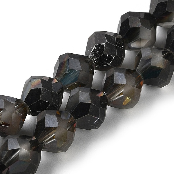 PandaHall Electroplate Transparent Glass Beads Strands, Frosted, Rainbow Plated, Faceted Bicone, Black, 10x9.5mm, Hole: 1.2mm, about...
PandaHall Electroplate Transparent Glass Beads Strands, Frosted, Rainbow Plated, Faceted Bicone, Black, 10x9.5mm, Hole: 1.2mm, about...