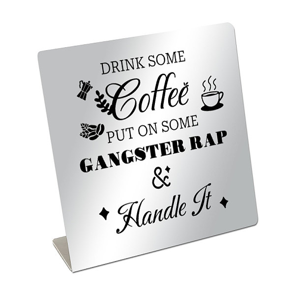 PandaHall 201 Stainless Steel Display Decorations, Square, Coffee Pattern, 100x100x28mm Stainless Steel Food
PandaHall 201 Stainless Steel Display Decorations, Square, Coffee Pattern, 100x100x28mm Stainless Steel Food