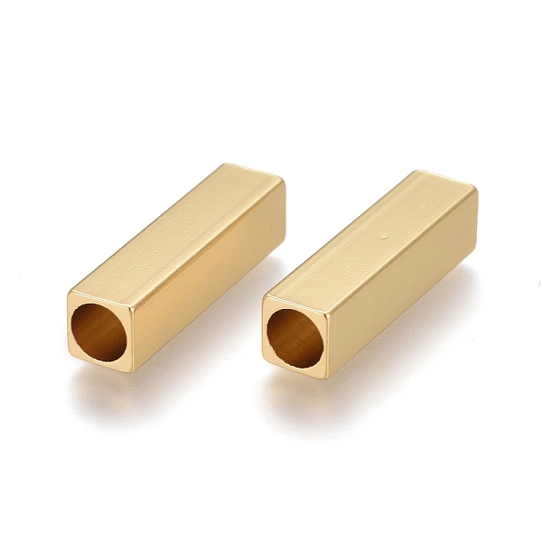 PandaHall Brass European Beads, Long-Lasting Plated, Cuboid, Real 18K Gold Plated, 20.5x5x5mm, Hole: 4.5mm Brass Cuboid
PandaHall Brass European Beads, Long-Lasting Plated, Cuboid, Real 18K Gold Plated, 20.5x5x5mm, Hole: 4.5mm Brass Cuboid