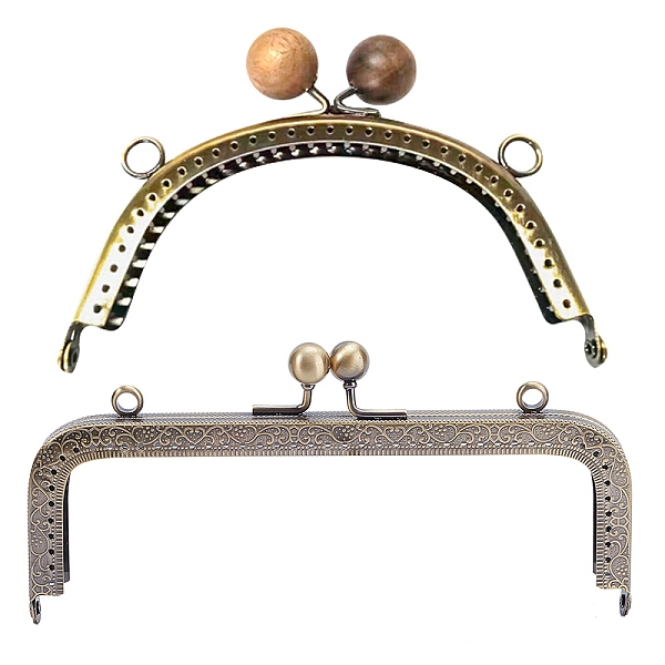 PandaHall WADORN 2Pcs 2 Style Iron Purse Frame Handle, for Bag Sewing Craft Tailor Sewer, Antique Bronze, 1pc/style Iron
PandaHall WADORN 2Pcs 2 Style Iron Purse Frame Handle, for Bag Sewing Craft Tailor Sewer, Antique Bronze, 1pc/style Iron