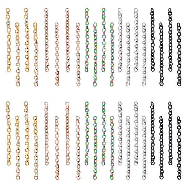 PandaHall UNICRAFTALE 100Pcs 5 Colors 25mm Chain Extender 304 Stainless Steel Twist Chain End of Bracelet Chains Metal Tail Chain Removable...
PandaHall UNICRAFTALE 100Pcs 5 Colors 25mm Chain Extender 304 Stainless Steel Twist Chain End of Bracelet Chains Metal Tail Chain Removable...