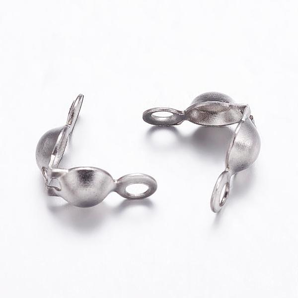 PandaHall 304 Stainless Steel Bead Tips, Calotte Ends, Clamshell Knot Cover, Stainless Steel Color, 8x4mm, Hole: 1.2~1.5mm 304 Stainless...
PandaHall 304 Stainless Steel Bead Tips, Calotte Ends, Clamshell Knot Cover, Stainless Steel Color, 8x4mm, Hole: 1.2~1.5mm 304 Stainless...