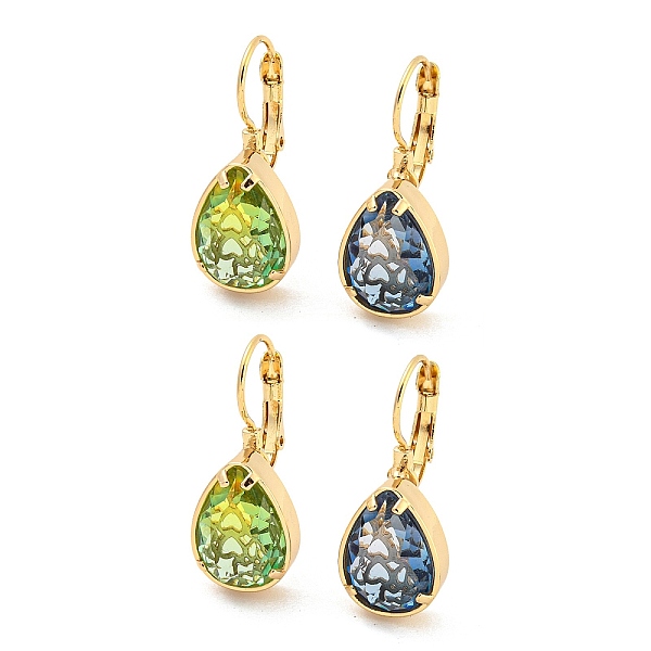 PandaHall Glass Leverback Earrings, with Brass Findings, Teardrop, Mixed Color, 27.5x11.5mm Glass Teardrop Multicolor
PandaHall Glass Leverback Earrings, with Brass Findings, Teardrop, Mixed Color, 27.5x11.5mm Glass Teardrop Multicolor