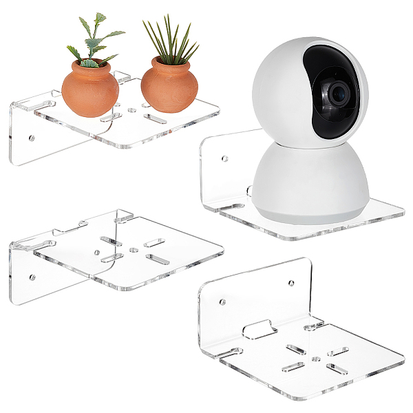 PandaHall Acrylic Wall-Mounted Adhesive Camera Display Shelf with Iron Screw, for Monitor, Router Holder, Clear, 10x9.8x4.7cm Acrylic Clear
PandaHall Acrylic Wall-Mounted Adhesive Camera Display Shelf with Iron Screw, for Monitor, Router Holder, Clear, 10x9.8x4.7cm Acrylic Clear