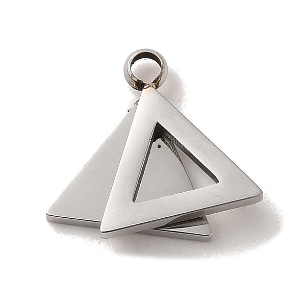 PandaHall 304 Stainless Steel Charms, Triangle Charm, Stainless Steel Color, 10.5x12x2mm, Hole: 1.6mm 304 Stainless Steel Triangle
PandaHall 304 Stainless Steel Charms, Triangle Charm, Stainless Steel Color, 10.5x12x2mm, Hole: 1.6mm 304 Stainless Steel Triangle