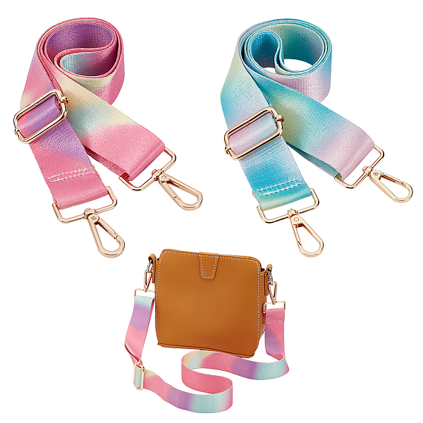 PandaHall WADORN 2pcs Wide Purse Straps, 49.6 Inch Adjustable Crossbody Shoulder Strap Colorful Nylon Handbag Strap Replacement Replacement..., Multicolor
PandaHall WADORN 2pcs Wide Purse Straps, 49.6 Inch Adjustable Crossbody Shoulder Strap Colorful Nylon Handbag Strap Replacement Replacement..., Multicolor