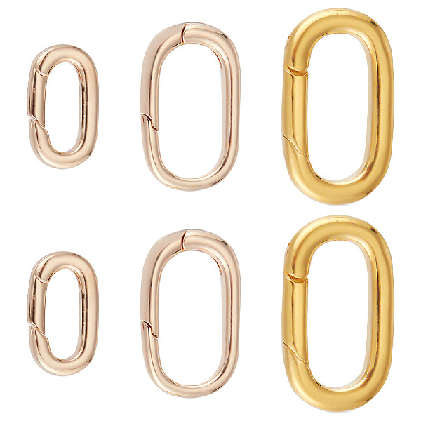 PandaHall PH 6pcs 3 Styles Spring Key Ring, Brass Key Clasps Golden Oval Carabiner Snap Clip Hook Trigger Spring Keyring Buckle Necklace...
PandaHall PH 6pcs 3 Styles Spring Key Ring, Brass Key Clasps Golden Oval Carabiner Snap Clip Hook Trigger Spring Keyring Buckle Necklace...