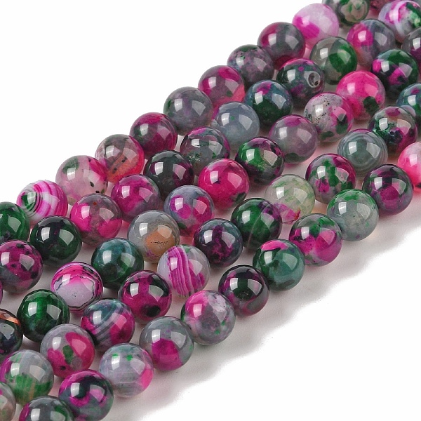 PandaHall Natural Agate Bead Strands, Dyed & Heated, Round, Medium Violet Red, 8mm, Hole: 0.7mm, about 44pcs/strand, 14.17 inch(36cm)...
PandaHall Natural Agate Bead Strands, Dyed & Heated, Round, Medium Violet Red, 8mm, Hole: 0.7mm, about 44pcs/strand, 14.17 inch(36cm)...