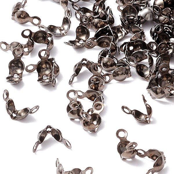 PandaHall Brass Bead Tips Knot Covers, Gunmetal, 7x4mm, Hole: 1mm, Inner Diameter: 3mm Brass
PandaHall Brass Bead Tips Knot Covers, Gunmetal, 7x4mm, Hole: 1mm, Inner Diameter: 3mm Brass