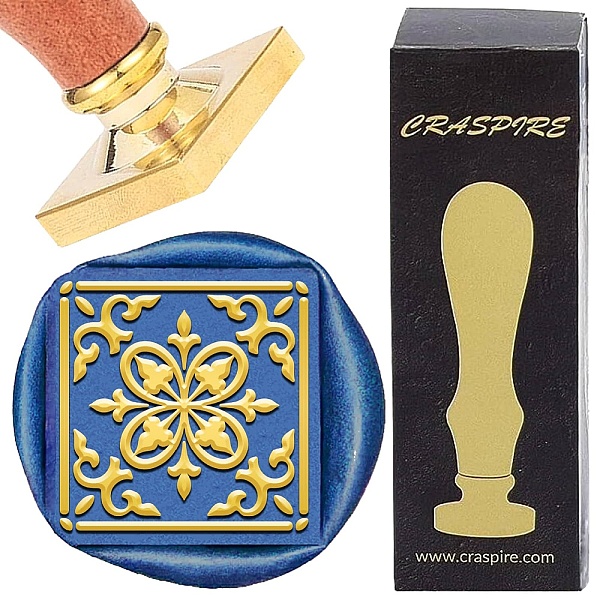 PandaHall Wax Seal Stamp Set, 1Pc Golden Tone Sealing Wax Stamp Solid Brass Head, with 1Pc Wood Handle, for Envelopes Invitations, Gift Card...
PandaHall Wax Seal Stamp Set, 1Pc Golden Tone Sealing Wax Stamp Solid Brass Head, with 1Pc Wood Handle, for Envelopes Invitations, Gift Card...