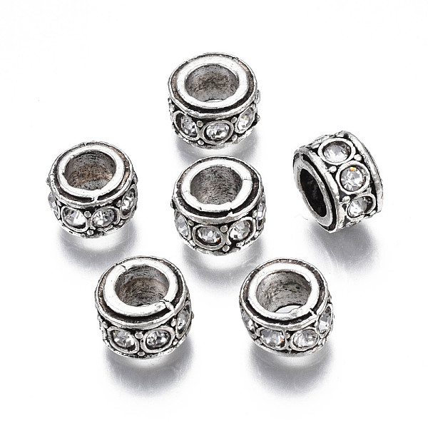 PandaHall Alloy Rhinestone European Beads, April Birthstone Beads, Large Hole Beads, Cadmium Free & Lead Free, Fit European Bracelet Jewelry..., Clear
PandaHall Alloy Rhinestone European Beads, April Birthstone Beads, Large Hole Beads, Cadmium Free & Lead Free, Fit European Bracelet Jewelry..., Clear