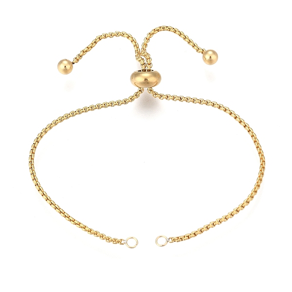 PandaHall Adjustable 304 Stainless Steel Bracelet Making, Slider Bracelets, for DIY Jewelry Craft Supplies, Golden, Total Length: 9 inch...
PandaHall Adjustable 304 Stainless Steel Bracelet Making, Slider Bracelets, for DIY Jewelry Craft Supplies, Golden, Total Length: 9 inch...