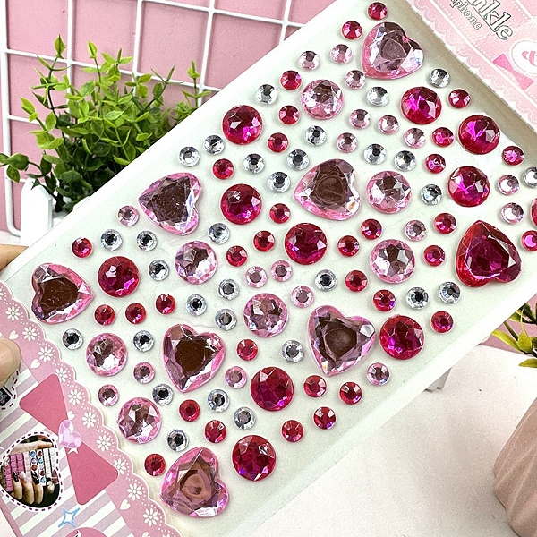 PandaHall Acrylic Rhinestone Stickers, Gems Crystal Decorative Decals for Kid's Art Craft, Heart, Dark Red, 225x100mm Acrylic Heart
PandaHall Acrylic Rhinestone Stickers, Gems Crystal Decorative Decals for Kid's Art Craft, Heart, Dark Red, 225x100mm Acrylic Heart