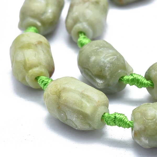 PandaHall Natural Xiuyan Jade Beads Strands, Column, 18~20x13.5~14x13~14mm, Hole: 2.5mm, about 16~18pcs/strand, 16.9 inch~17.1 inch..., Green
PandaHall Natural Xiuyan Jade Beads Strands, Column, 18~20x13.5~14x13~14mm, Hole: 2.5mm, about 16~18pcs/strand, 16.9 inch~17.1 inch..., Green