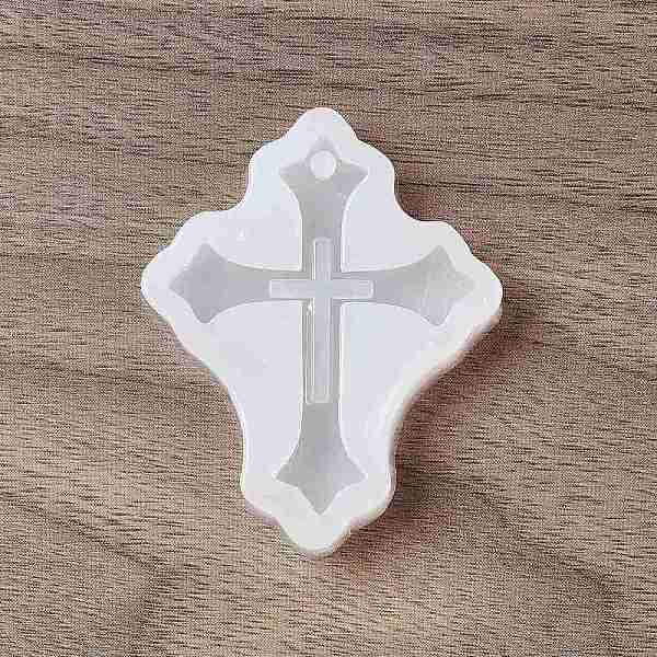 PandaHall Silicone Pendant Molds, Resin Casting Molds, For UV Resin, Epoxy Resin Jewelry Making, Cross, White, 57x46x8mm, Hole: 2.5mm...
PandaHall Silicone Pendant Molds, Resin Casting Molds, For UV Resin, Epoxy Resin Jewelry Making, Cross, White, 57x46x8mm, Hole: 2.5mm...