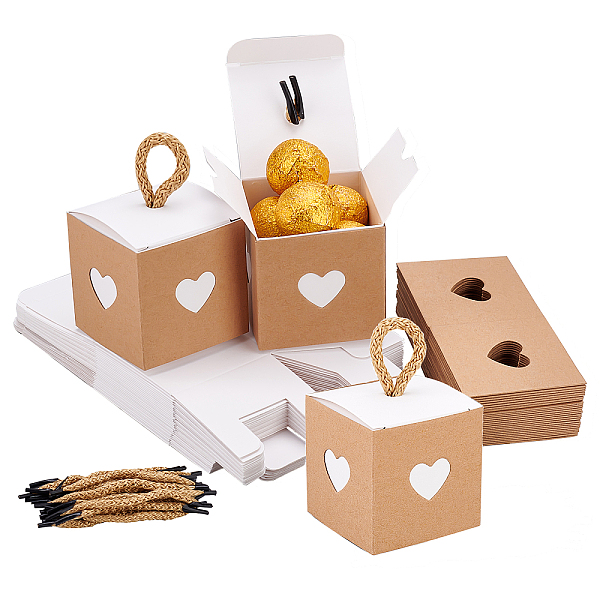 PandaHall 30pcs Kraft Paper Favor Boxes, Cube Gift Boxes Wedding Favour Paper Candy Box for Christmas Anniversary Birthday Party Baptism..., White
PandaHall 30pcs Kraft Paper Favor Boxes, Cube Gift Boxes Wedding Favour Paper Candy Box for Christmas Anniversary Birthday Party Baptism..., White