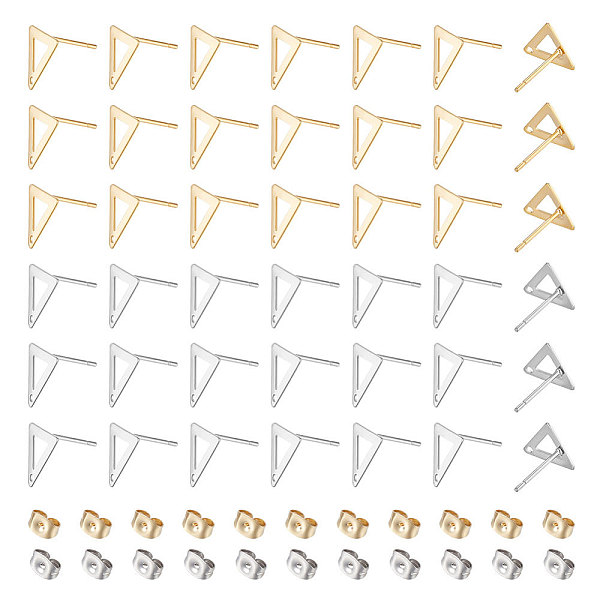 PandaHall UNICRAFTALE 80Pcs 2 Colors Triangle Stud Earring Findings 201 Stainless Steel DIY Stud Earring Golden Geometry DIY Earring...
PandaHall UNICRAFTALE 80Pcs 2 Colors Triangle Stud Earring Findings 201 Stainless Steel DIY Stud Earring Golden Geometry DIY Earring...