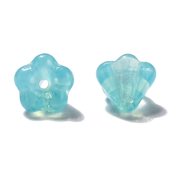 PandaHall Transparent Czech Glass Beads, Flower, Turquoise, 6.5x5mm, Hole: 0.8mm, about 357~363pcs/bag Czech Glass Flower Green
PandaHall Transparent Czech Glass Beads, Flower, Turquoise, 6.5x5mm, Hole: 0.8mm, about 357~363pcs/bag Czech Glass Flower Green