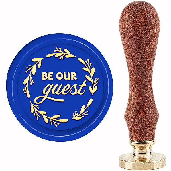 PandaHall CRASPIRE Be Our Guest Wax Seal Stamp Wreath Wedding Sealing Wax Stamp 30mm/1.18inch Removable Brass Head Sealing Stamp with Wooden...
PandaHall CRASPIRE Be Our Guest Wax Seal Stamp Wreath Wedding Sealing Wax Stamp 30mm/1.18inch Removable Brass Head Sealing Stamp with Wooden...