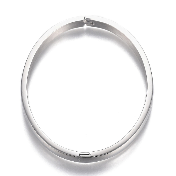 PandaHall 304 Stainless Steel Bangles, Stamping Blank Tag, Stainless Steel Color, Inner Diameter: 2-3/8x2 inch(6.05x5cm) 304 Stainless Steel
PandaHall 304 Stainless Steel Bangles, Stamping Blank Tag, Stainless Steel Color, Inner Diameter: 2-3/8x2 inch(6.05x5cm) 304 Stainless Steel