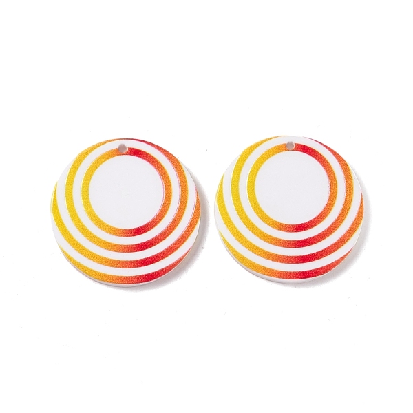 PandaHall Double Side Acrylic Pendants, Flat Round with Round Pattern, Orange, 29.5x2mm, Hole: 1.6mm Acrylic Flat Round Orange
PandaHall Double Side Acrylic Pendants, Flat Round with Round Pattern, Orange, 29.5x2mm, Hole: 1.6mm Acrylic Flat Round Orange
